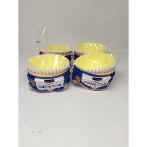 Baking Cups Cupcake Liners Paper Molds Muffin Parchment 90 Pcs 4 Pack